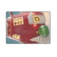 thumbnail image 3 of CADecor Teapot Shaped Christmas Hut Fleece Throw Blanket 58x80 inches, 3 of 3