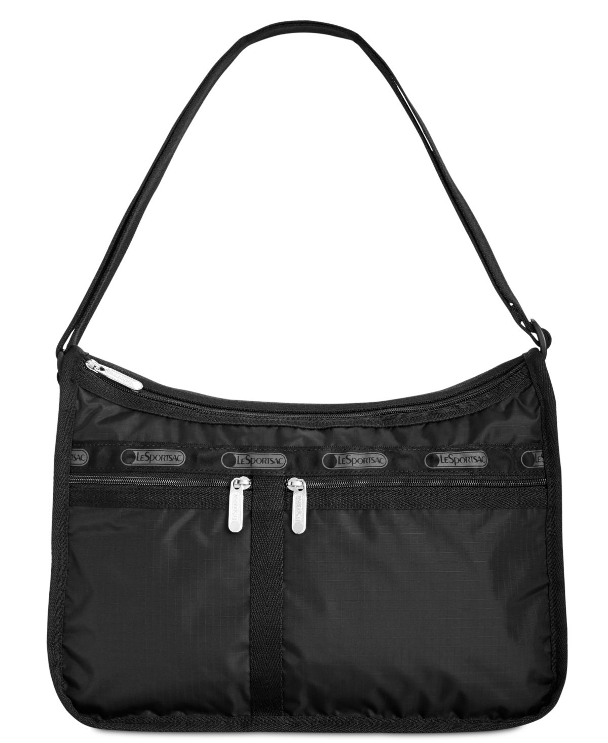 lesportsac classic deluxe everyday bag black