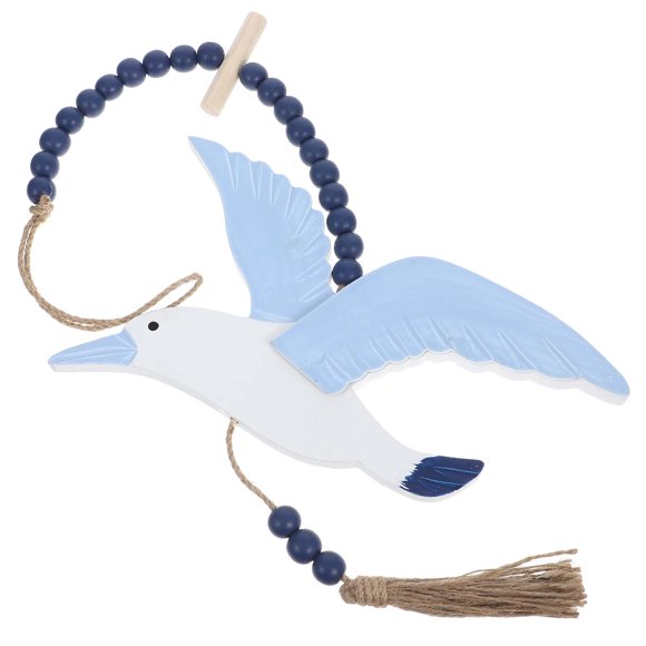 Decoración de pared con diseño de gaviota, arte de pared con temática oceánica, colgante náutico para jardín de infancia