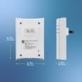 thumbnail image 4 of Kit de timbre inalámbrico Philips DES2180W/27, alcance 150 m, blanco, 4 of 6