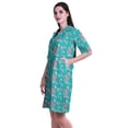 thumbnail image 3 of Moomaya Plus Size Shirts For Women Printed Button Down Shirts Summer Dress-S-XXL, 3 of 6