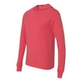 thumbnail image 2 of Bella 3512 Unisex Jersey Long Sleeve Hoodie - Heather Red- Extra Large, 2 of 5