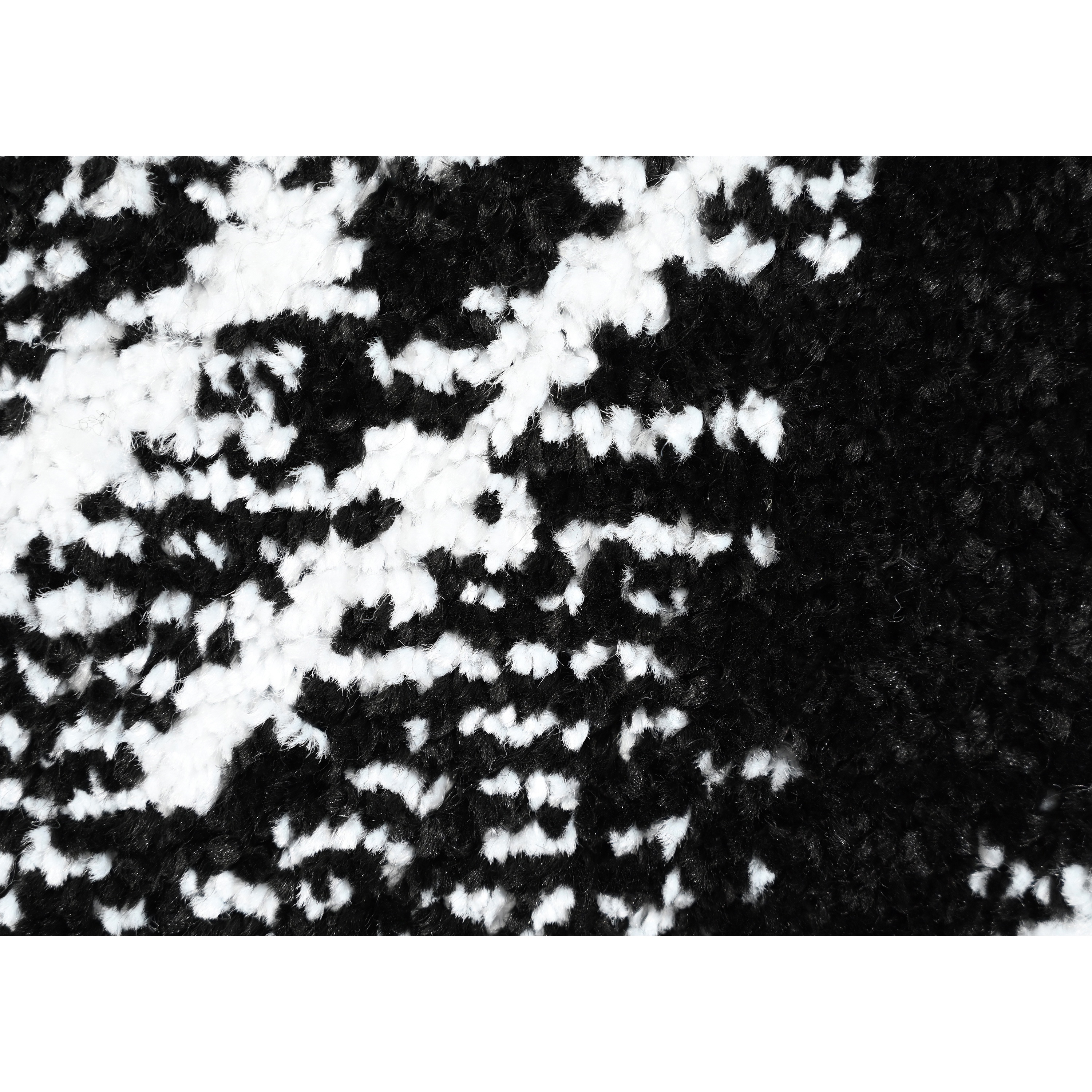 Garland Rug Finley Polypropylene Black/White Indoor Area Rug, 5' x 7'