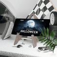 thumbnail image 3 of 1 Pcs 2D Flat License Plate Covers & Frames, Happy Halloween For Decorative Front, Waterproof For Decoration Aluminum License Plate Covers & Frames Cover For Men Women, 12" X 6", 3 of 6