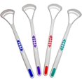 thumbnail image 1 of Tongue Scraper Cleaner x 2 - Oral Dental Care (Red, Red), 1 of 1