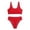 X4Red, variant on lnmuld Girls Swimsuit Two Piece Stylish Floral Print Tankini Swimsuit for Girls Youth Teen Beach Summer Outfit Size:7-8 Years