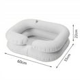 thumbnail image 2 of Inflatable Hair Washing Basin Portable Shampoo Bowl and Wash Basin for Bedridden Elderly Disabled Injured, 2 of 7