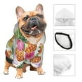 thumbnail image 3 of Haiem Hawaiian Pineappl for Winter Dog Hoodie Sweatshirts with Pockets Warm Dog Clothes for Small Dogs Chihuahua-Small, 3 of 7