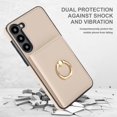 thumbnail image 4 of ELEHOLD Case for Samsung Galaxy S23 Plus,Business PU Leather Stand Case with Card Holder & Ring Holder,White, 4 of 7