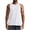 White, variant on Mens Muscle Shirt Casual Loose Fit Basic Undershirt Tank Top Gym Workout Sleeveless Tee S-3X Black