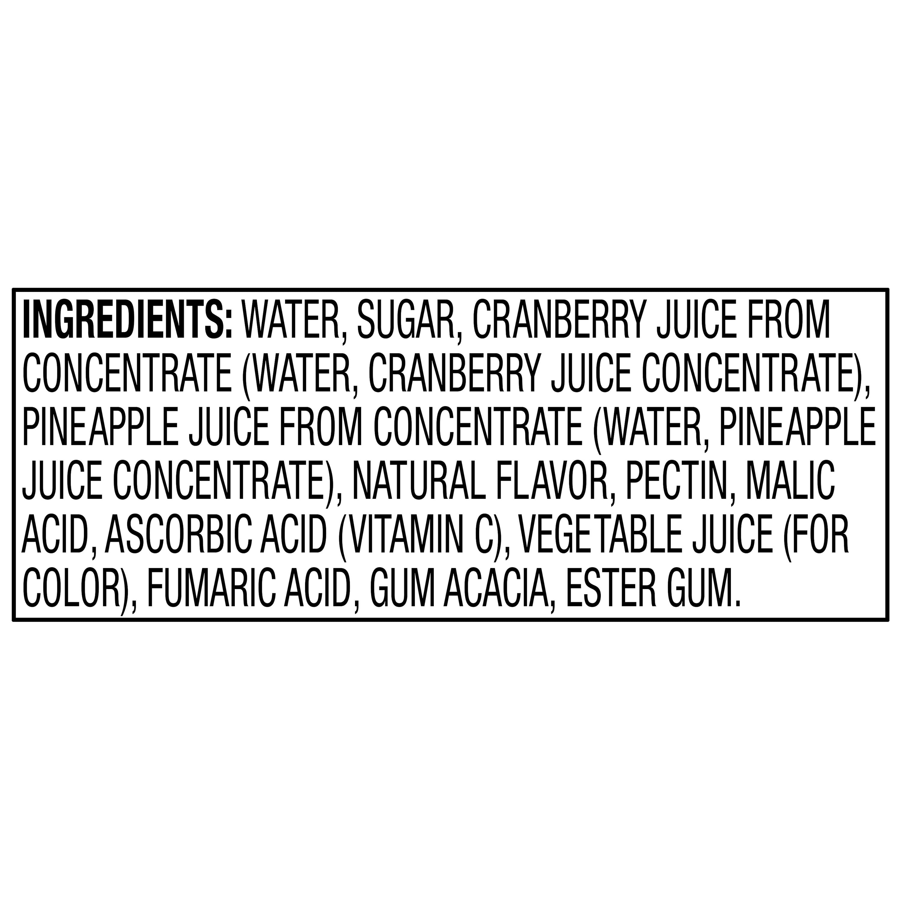 (3 pack) Great Value Cranberry Pineapple Juice Cocktail, 96 fl oz