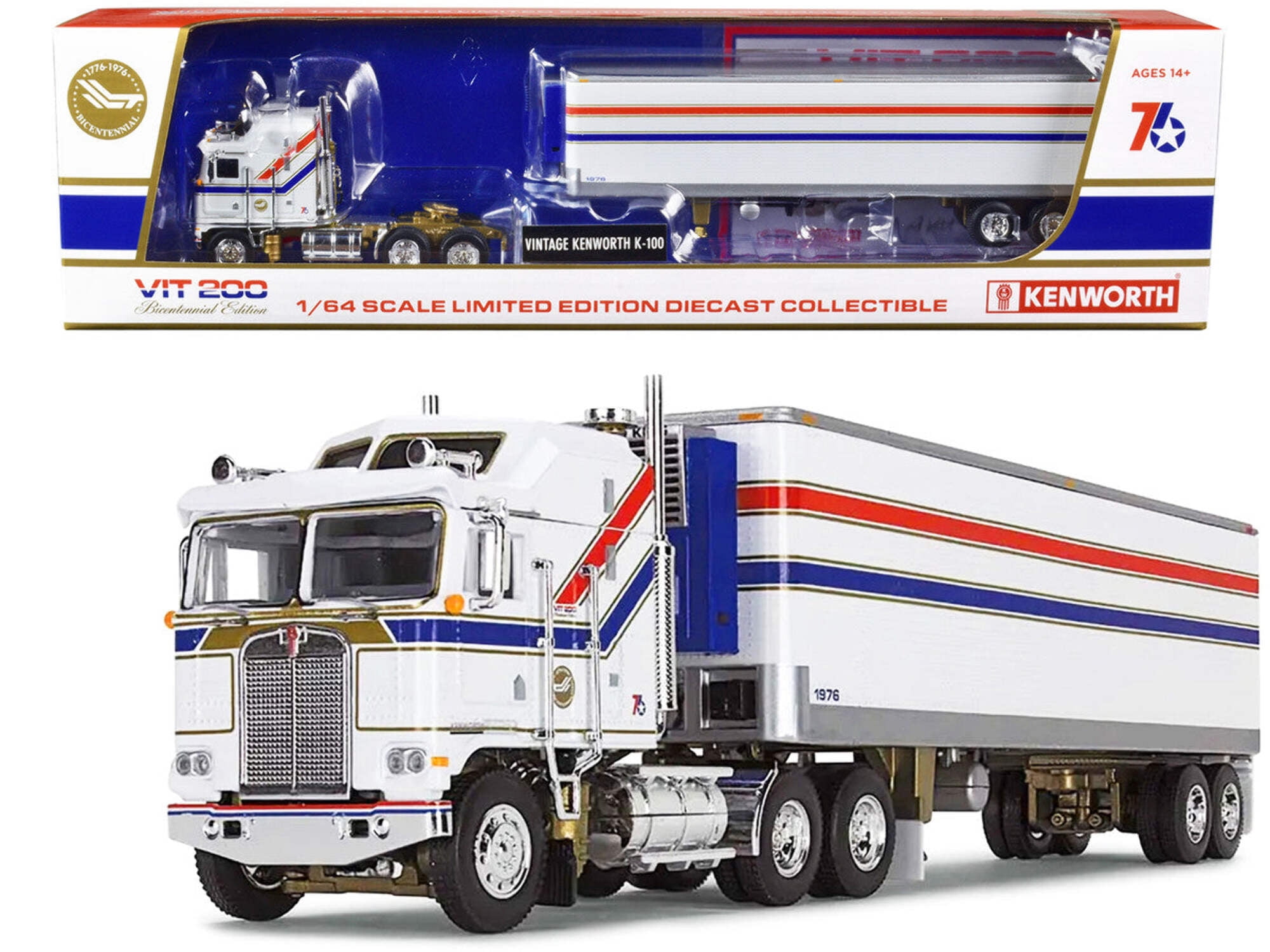 White Freightliner COE with 40\