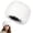 White, variant on Faux Fur Winter Hat for Women, Russian Style Warm Bucket Hat, Plush Headwear, 21.3-22.8 in Circumference