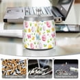 thumbnail image 6 of Yayeee Ashtray with Lid for Cigarette Smokeless Stainless Steel Home Ash Holder, Colorful Easter Eggs, 6 of 7