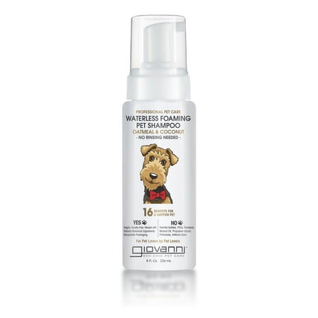 UPC: 0716237186874 | Giovanni Waterless Foaming Pet Shampoo Oatmeal & Coconut