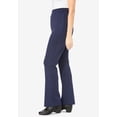 thumbnail image 3 of Woman Within Plus Size Stretch Ponte Knit Pull-On Bootcut Pants, 3 of 6