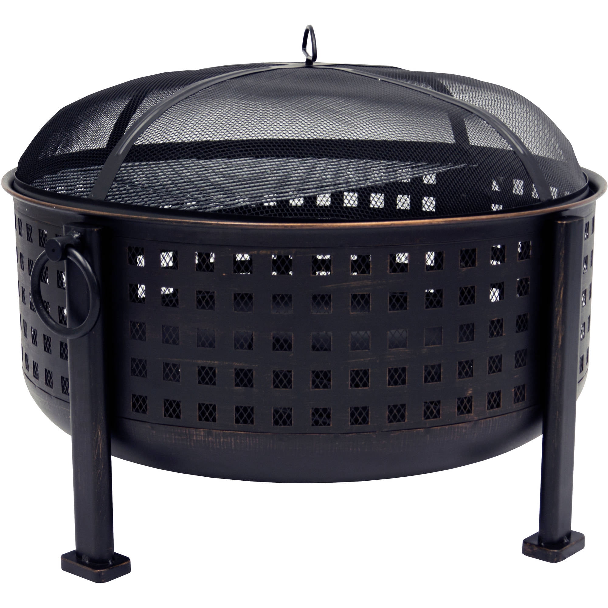 Pleasant Hearth Ofw314s Stargazer Square Fire Pit Com