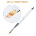 thumbnail image 3 of Nail art brush, Wood, 15 cm, White/Silver, 3 of 6
