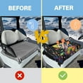 thumbnail image 4 of HUIACONG Frog Print Golf Cart Covers Seats Anti-Slip Easy to Install Golf Cart Seat Covers Two-Person Portable All-Season Protection Suitable for EZGO Yamaha Club Car, 4 of 7