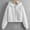 White, variant on Lenago Sweatshirt for Women Fall Casual Crewneck Shirts Zip Cropped Long Sleeve Hoodies Workout Short Tops Blouse Fall Outfits