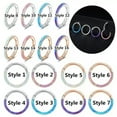 thumbnail image 4 of QQTDFG 1Pc Stainless Steel Opal Nose Septum Rings 16G Ear Tragus Helix Piercing Earring-Style 14-8mm, 4 of 9