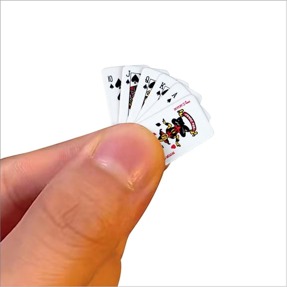 BESTSKY Party Spoof Fun Mini Playing Cards,Miniature Poker Game,3 Copies Portable Mini Cards