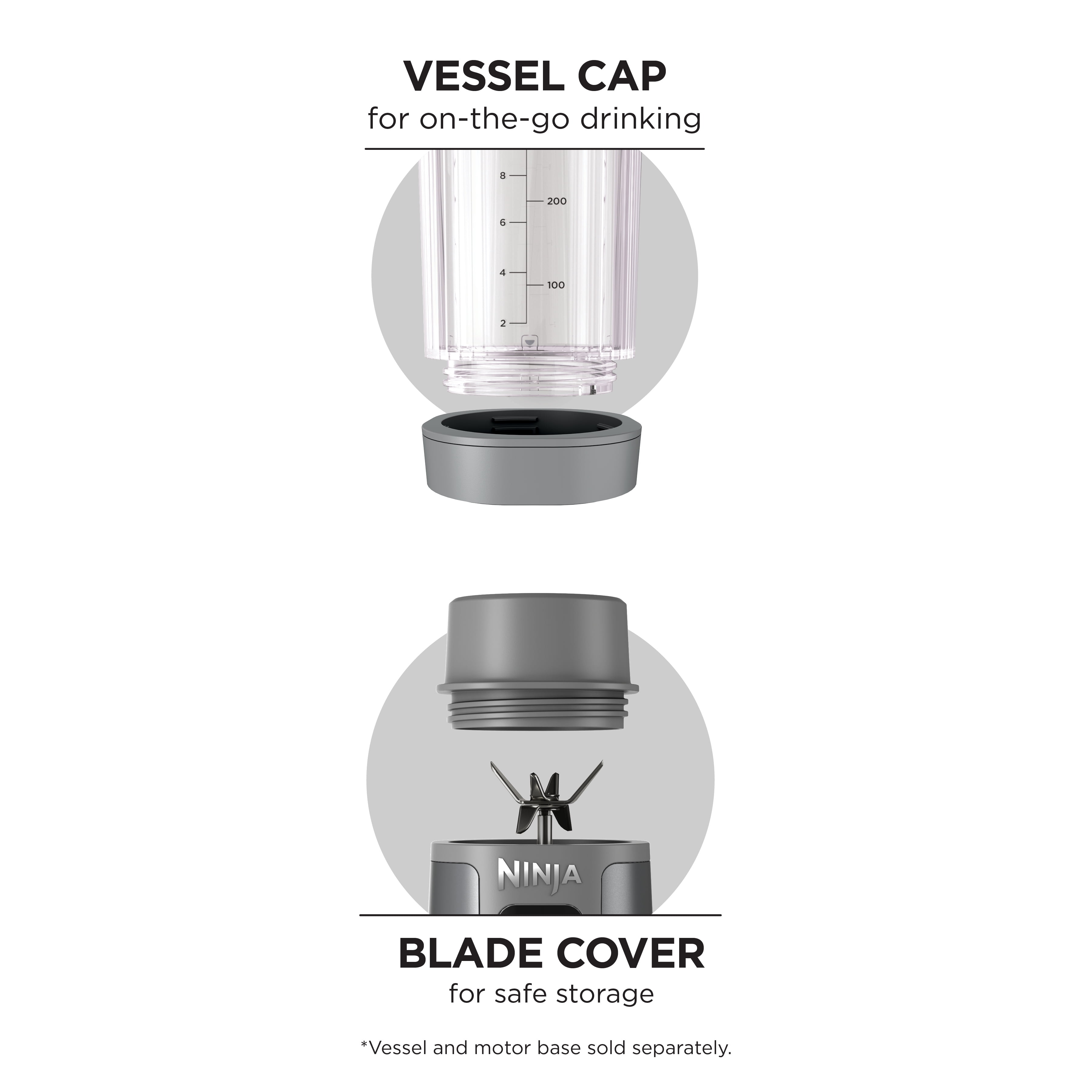 Ninja Blast Blade Cover & Vessel Cap Kit, XSKVSCBCKT
