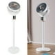 thumbnail image 1 of Ventilador de Piso de Stand de Pedestal, Ángulo Ajustable del Ventilador de Pedestal Eléctrico de la Red, 1 of 7