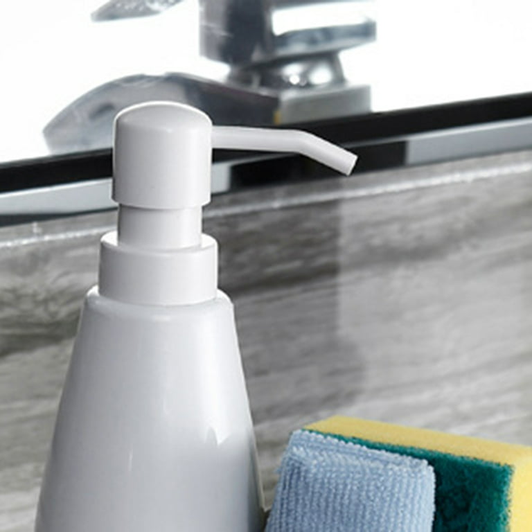 Gazechimp Soap Dispenser and Scrubber Holder Sink Dish Washing Soap  Dispenser (6* Scrubber Included) 1000ml Capacity Soap Liquid Pump Bottle  for
