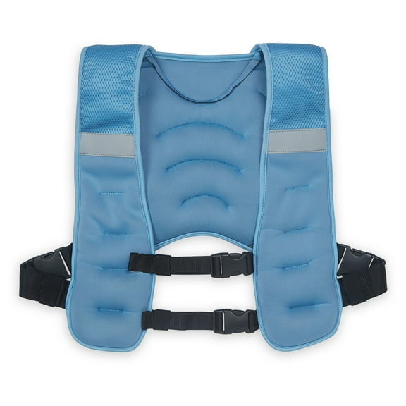 Popsugar 8lb Weighted Vest, Periwinkle, Unisex Adult Sizing