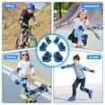 thumbnail image 3 of Knee Pads And Elbow Pads Set with Wrist Guard for Kids 3-9 Years Toddler Knee and Elbow Pads with Wrist Guards 3 in 1 for Skating Cycling Bike Rollerblading Scooter, 3 of 6