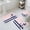 Pink, variant on Anchor Purple Bath Mat 3 Piece Bathroom Rug Set, Modern Navy Blue White Striped Nautical Non Slip Bath Rug Contour Mat and Toilet Lid Cover, Absorbent Shower Mats Soft Bath Rugs and Mats Sets