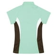 thumbnail image 2 of Monterey Club Women's Molly Double Contrast Zip Golf Polo Shirt #2138, 2 of 4