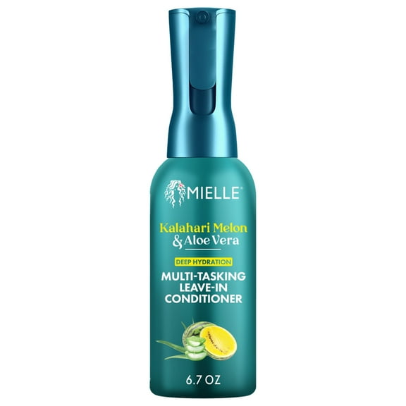 Mielle Kalahari Melon and Aloe Vera Deep Hydration Multi-Tasking Leave-In Conditioner 6.7 oz.