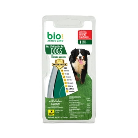 Bio Spot Active Care 100512294 X Large Dog Flea And Tick On Bio Spot Active Care 100512294 X Large Dog Flea And Tick On With Licator
