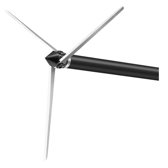 6PCS Turkey Hunting Broadheads 120 Grain 420 Stainless Steel 3 Fixed Blades, 3.5" Cutting Diameter for Compound & Recurve Bows, Razor Sharp & Durable Design for Efficient Hunting