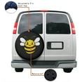 thumbnail image 4 of KAKALAD Bee Cartoon Spare Tire Cover Universal Vehicle Accessories Buckle Car Tools 17”in, 4 of 6