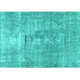 thumbnail image 1 of Ahgly Company Indoor Rectangle Persian Turquoise Blue Traditional Area Rugs, 7' x 9', 1 of 4