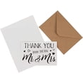 thumbnail image 5 of Wedding Thank You Cards - 120-Pack Thank You from The New Mr. and Mrs. Greeting Card, Bulk Thank You Note Cards and Kraft Envelopes Stationery Set, 4 x 6 Inches, 5 of 5
