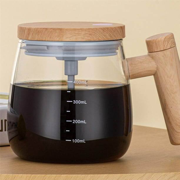 2X con AgitacióN AutomáTica, Mezcladora EléCtrica de Alta Velocidad, de Café con AgitacióN AutomáTica, con AgitacióN AutomáTica de Vidrio para Café