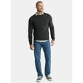 thumbnail image 2 of George Men's and Big Men's Cotton Blend Crewneck Sweater, Lightweight, Sizes XS-3XL, 2 of 5