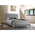 thumbnail image 4 of Mapes Upholstered Tufted Queen Bed Glacier, 4 of 5