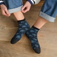 thumbnail image 3 of Fuzoiu Dandelions Print Adult Socks, Crew Moisture-wicking Socks, Unisex Cushion Crew Socks,Casual Sports Ankle Socks, 3 of 7
