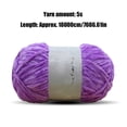 thumbnail image 3 of Toystoory Hilo de terciopelo de 100g y 180m para bufandas, hilos de tejer DIY, gorro cálido para bebé, gorro, hilo de ganchillo, suministros de costura Artesanía No.16 Toystoory HA009069-16, 3 of 6