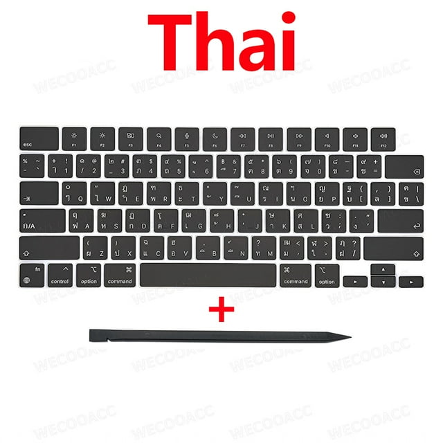 2021 Year New Keyboard Keys Keycaps For Macbook Pro 14" 16" M1 A2485 A2442 Keycap Key Cap US UK Spain French Russian Hungary Thai