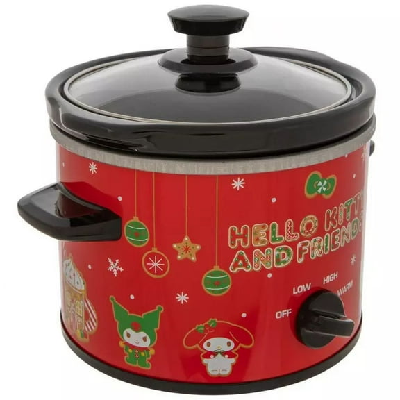 Hello Kitty 2-Quart Slow Cooker, Holiday Design with Temperature Settings