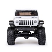 Axial RC Truck SCX24 Jeep Gladiator 4 Wheel Drive Rock Crawler RTR Nothing Needed to Complete Ready-To-Run White AXI00005V2T4