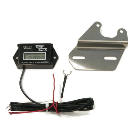 

The ROP Shop | Tiny Tach TT2B Digital Hour Meter Tachometer W/ Bracket for Briggs Kohler Honda