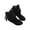 Black, variant on Women's Wedges Ankle Booties Casual Hollow out Open Toe Suede Boots Lace Up Comfortable Breathable Shoes Beige 37