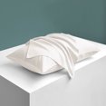 thumbnail image 5 of 2 PCS Ultra Soft Satin Pillowcase with Zipper Closure Silky Cooling Pillow Cover, 5 of 18
